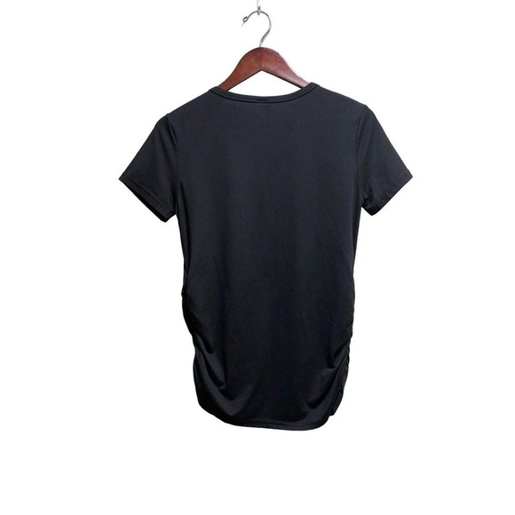 Belly Box maternity Black T-Shirt BUMP. short sleeve. Sz Small Polyester… - Picture 3 of 4